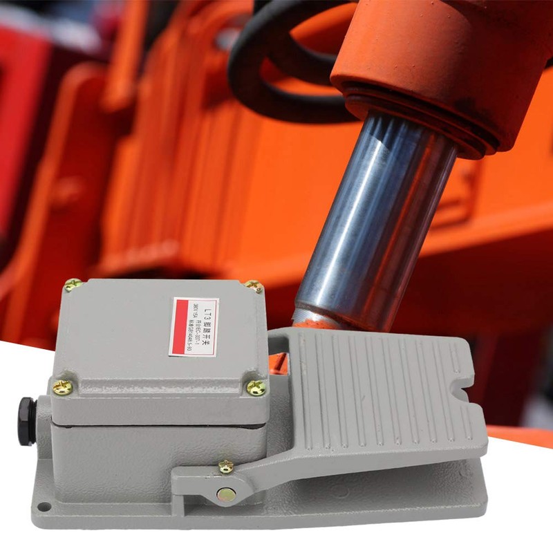 Foot Switch Non-Slip Pedal Control Power Switch Aluminium Shell Momentary