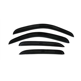 VioGi 4pcs Front Rear Smoke Sun/Rain Guard Vent Shade Window Visors for 07-13 Chevy Avalanche Suburban GMC Yukon XL Silverado GMC Sierra 1500/2500 3500 HD Crew Cab (Except 2007 Classic)