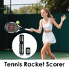 Qaum Portable Tennis Racquet Scoreboard, Easy to Mount Score Board