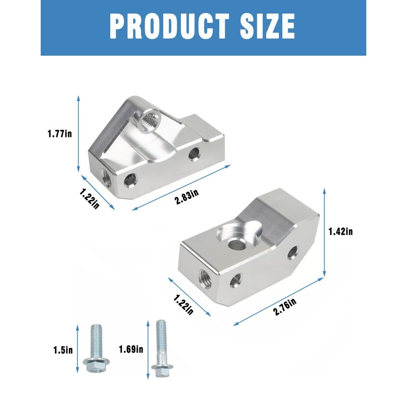 CaBYbigG 551216-KN30 Knock Sensor Relocation Bracket Kit for 1997-2007 GM