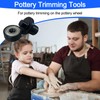 Clay Trimming Spinning Tool for Pottery, Pottery Trimming Tool, Clay