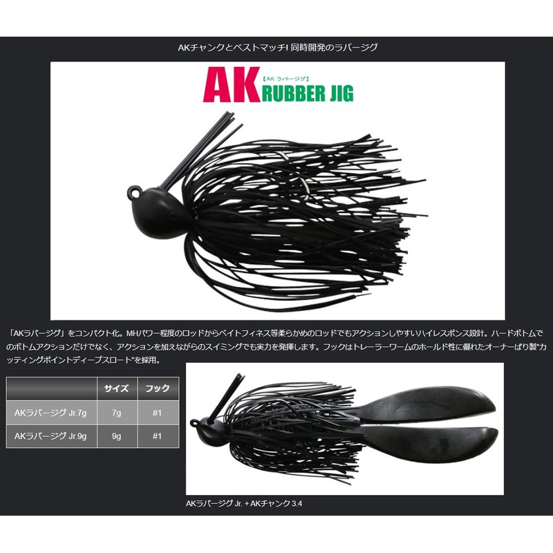 Issei Issey Rubber Jig AK Rubber Jig Jr. 7g #11