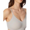 Schiesser Women's Seamless Bustier Spaghetti Straps with Removable Pads -