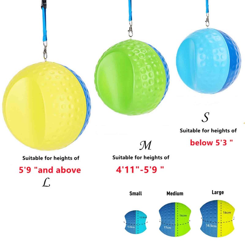 Golf Swing Training Aid Ball Between Arms ，Optimize Impact Accuracy