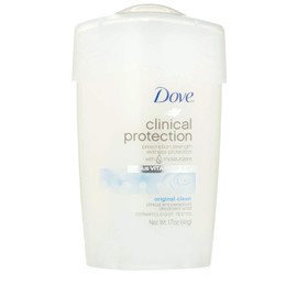 Dove Clinical Protection Antiperspirant, Original Clean 1.7 oz (2 Pack)