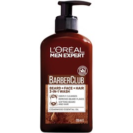 L'Oreal Men Expert Barber Club 3-in-1 Beard, Hair & Face Wash, 200ml