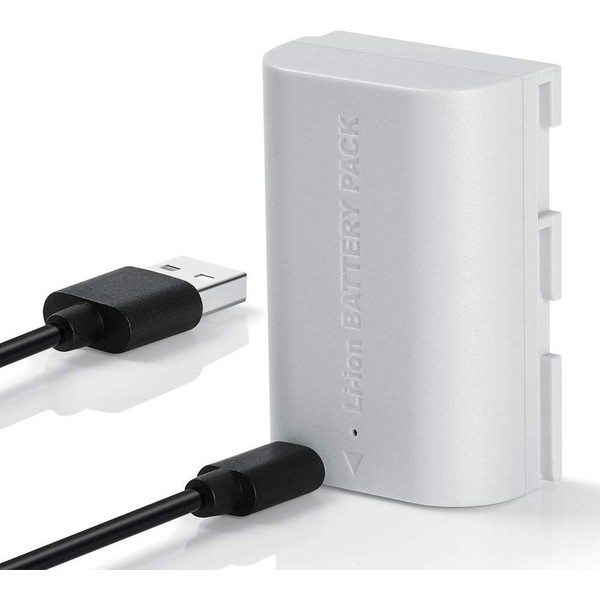 SmilePowo LP-E6/LP-E6N USB Rechargeable Battery for Canon EOS 5D Mark