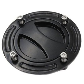 XKH- Motorcycle Black Keyless Gas Cap Twist Off Fuel Tank Cap Compatible with 1997-2003 Suzuki GSX-R 600/ 1996-2003 GSX-R 750/ 2001-2002 GSX-R 1000/ 1999-2007 Suzuki Hayabusa/ SV 650/ TLR 1001R [B00Y44SEWY]