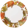 Caspari Autumn Leaves II Paper Dinner Plates - 16 Count