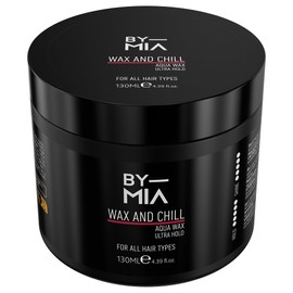 BY MIA Wax and Chill Aqua Wax 130ml | Ultra Hold | Hair Styling | For All Hair Types | Shine Look | Edge Control | For Men & Women Hair Wax | Long-Lasting Result