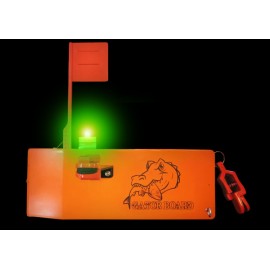 Gator Board Planer for offshore fishing. LED Light and Strike Flag Kit Included! - Left (port)