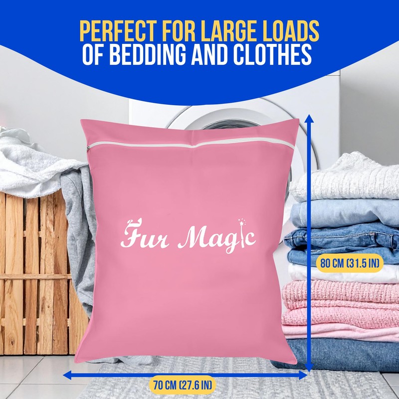 Fur Magic Pet Laundry Bag Keeps Your Washing Machine Free