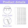 Pack of 6 Rulers 15 cm, Ruler Primary School, Ruler