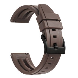 WOUKUP Silicone Watch Bands Quick Release Rubber Watch Strap 18mm 19mm 20mm 21mm 22mm 24mm Replacement Sport Watchbands for Men and Women