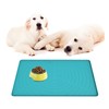 Silicone Dog Food Mats for Floors Waterproof,Rubber Pet Placemats with