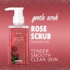 2-in-1 Body Wash & Body Scrub Rose (11.3fl.oz), Gentle Exfoliating
