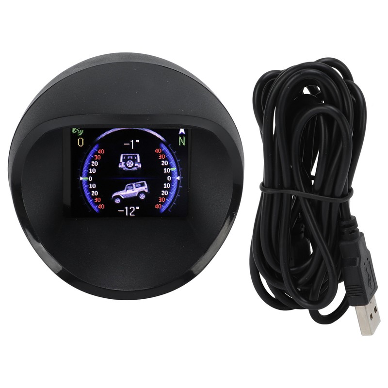 Digital HUD OBD2 GPS Mode with Inclinometer Compass Speed RPM