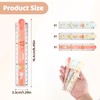 3 Pcs Plastic Folding Ruler Sets, 30cm 3 Color Geometric