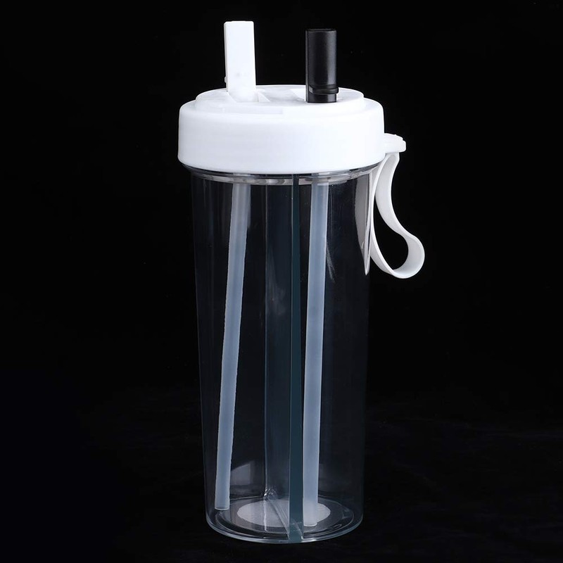 Qiilu - Botella de agua de 600 ml, innovadora botella