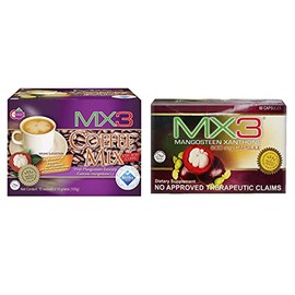MX3 Mangosteen Xanthone Capsules & Coffee Mix Set
