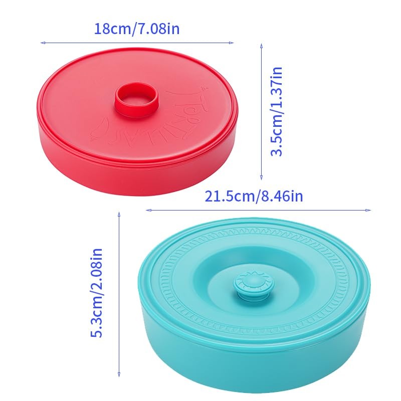 vivicreate 2 pcs pack Tortilla Warmer, Tortilla Servers, Pancake Keeper,tortillas