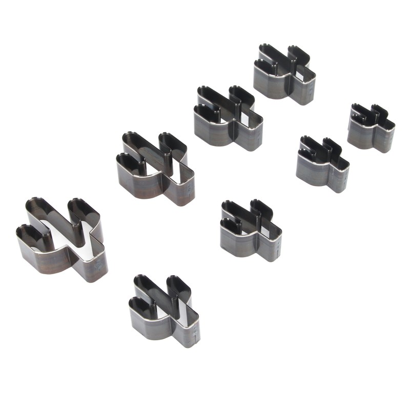 8pcs Leather Shape Punch Cutter Mold High Carbon Steel Hollow