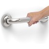 Grab Bar with Knurled Anti-Skid Grip, ADA Compliant 500lbs Supporting,