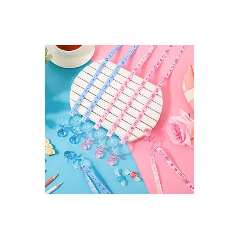 Coume 36 Piezas Baby Shower Chupetes Collar Acrílico Bebé Chupetes