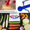 Set of 3 Magic Steal Stainless Trio Peeler Slicer, Multifunction