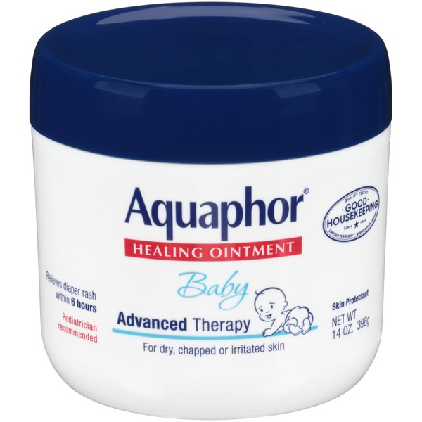 Aquaphor Baby Healing Ointment, Advanced Therapy 14 oz (Pack of 3)