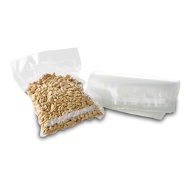 FoodSaver VS0310 Pre-Cut Vacuum Sealer Bags | 48 x Reusable Food Storage Bags | 5-Ply | BPA-Free | 20cm x 28cm | Clear