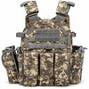 Military Tactical Vest – Adjustable Tactical Gear Carrier for Airsoft,