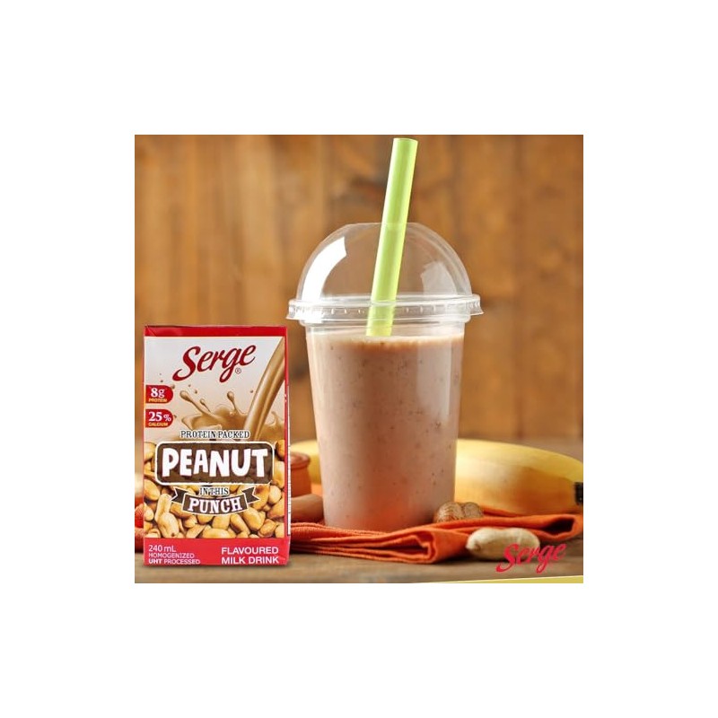 Serge Peanut Punch, 8.5 Ounce (Pack of 24)