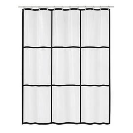 Kleine Wolke Shower Curtain PEVA Clear 180 x 200 cm