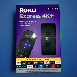 Roku Express 4K+ Streaming Player HD/4K/HDR with Roku Voice with TV Controls