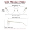 Cyxus Round Blue Light Glasses for Women Fashion Computer Blue