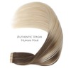 WENNALIFE Tape-in Extensions, Real Hair, Set of 20, 50 g,