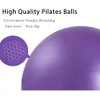 JUFANGFIN 9-Inch Pilates Exercise Ball for Yoga, Barre, Fitness &