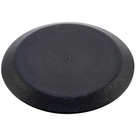 1" 1 inch Flush Mount Black Plastic Body and Sheet Metal Hole Plug Qty 1