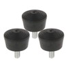 P Prettyia Rubber Feet, Monopod Leg, 3 Piece/pc with 1/4