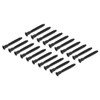 sourcing map 20Pcs M5x40mm Hex Socket Countersunk Head Self Tapping