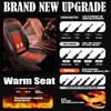 LGNORA Black 16 Fans Ventilated Cooling Car Seat Cushion,12V High