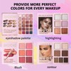 Makeup Palette, 24Eyeshadow, 6Highlighters, 6Blushers, 7Contours