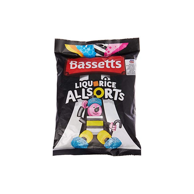 Bassetts Allsorts Liquorice Bag 190g
