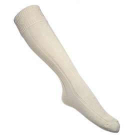 CREAM KILT HOSE WOOL/LYCRA Kilt Socks Mens Size Large