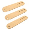 ANTOBLE 3Pcs Zero Clearance Insert Throat Plate Fits for Delta