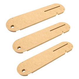 ANTOBLE 3Pcs Zero Clearance Insert Throat Plate Fits for Delta 36-725, 36-725T2, 36-5152, 36-5000, 36-5000T2 Table Saws