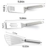 3 PCS Stainless Steel Fish Spatula Set Nonstick Cookware Flip