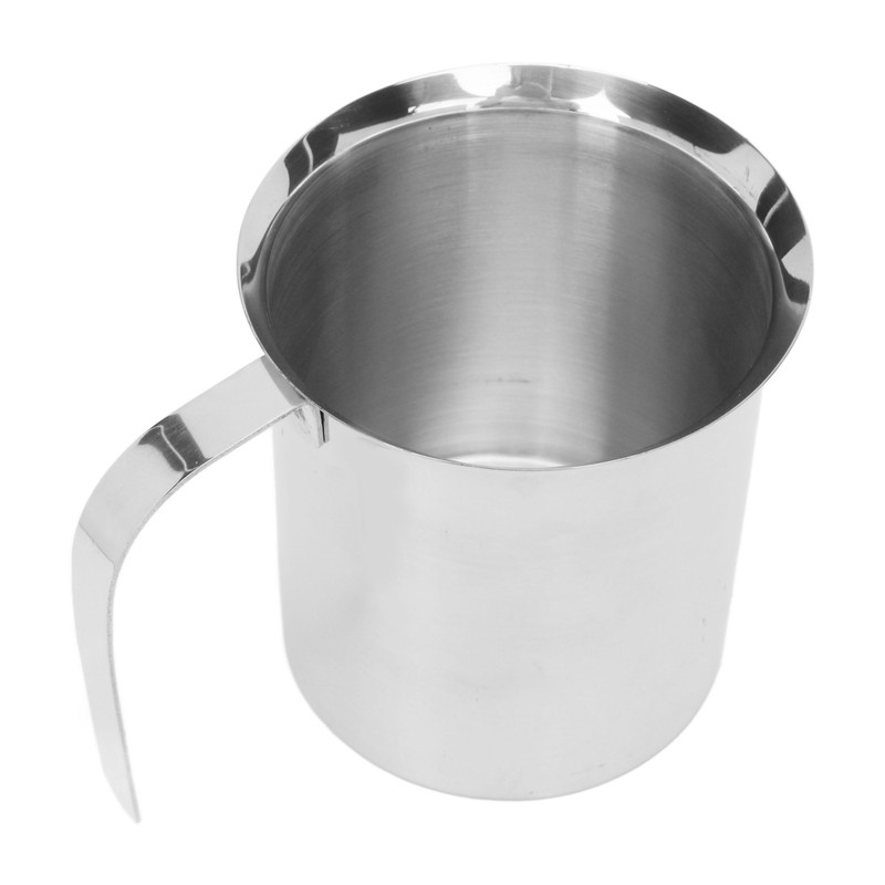 Manual Milk Frother 304 Stainless Steel Double Layer Brushed Process