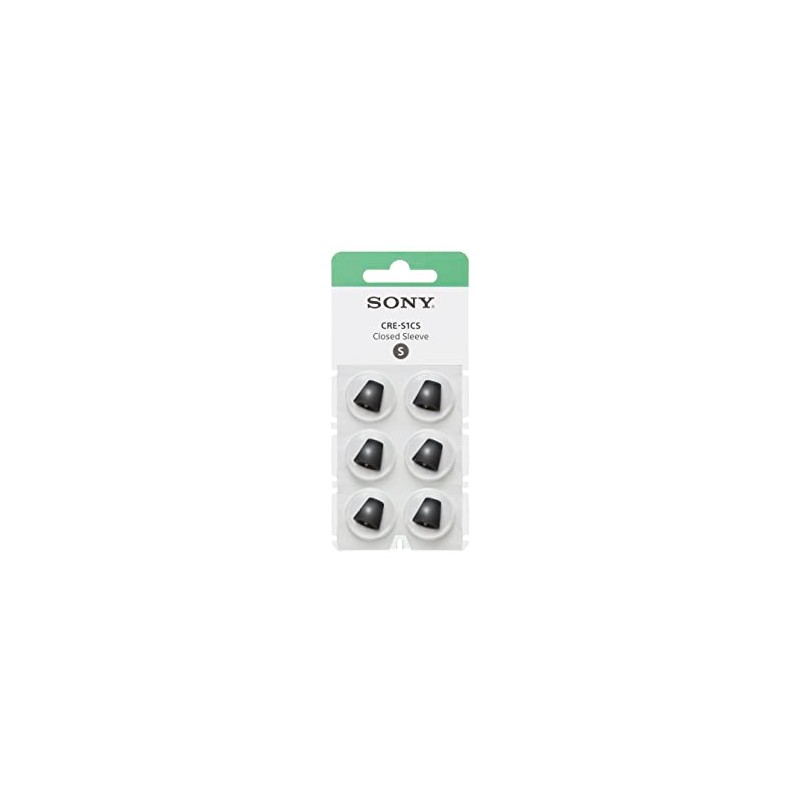 Sony OTC Hearing Aid Closed Sleeve for CRE-E10 Small CRE-S1CS,Black,